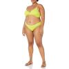 imageAmazon Essentials Womens LightSupport Classic Bikini Swimsuit TopLime Green