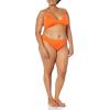 imageAmazon Essentials Womens LightSupport Classic Bikini Swimsuit TopOrange