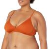 imageAmazon Essentials Womens LightSupport Classic Bikini Swimsuit TopTerracotta
