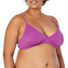imageAmazon Essentials Womens LightSupport Classic Bikini Swimsuit TopViolet