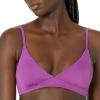 imageAmazon Essentials Womens LightSupport Classic Bikini Swimsuit TopViolet