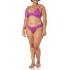 imageAmazon Essentials Womens LightSupport Classic Bikini Swimsuit TopViolet