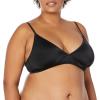 imageAmazon Essentials Womens LightSupport Classic Bikini Swimsuit TopWashed Black