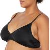 imageAmazon Essentials Womens LightSupport Classic Bikini Swimsuit TopWashed Black