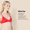 imageAmazon Essentials Womens LightSupport Classic Bikini Swimsuit TopYellow