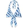 imageAmazon Essentials Womens LightSupport Tie Halter Bikini Swimsuit Top Available in Plus SizeBlue Tie Dye