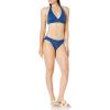 imageAmazon Essentials Womens LightSupport Tie Halter Bikini Swimsuit Top Available in Plus SizeDeep Blue