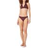 imageAmazon Essentials Womens LightSupport Tie Halter Bikini Swimsuit Top Available in Plus SizeDeep Brown