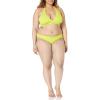 imageAmazon Essentials Womens LightSupport Tie Halter Bikini Swimsuit Top Available in Plus SizeLime Green