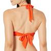 imageAmazon Essentials Womens LightSupport Tie Halter Bikini Swimsuit Top Available in Plus SizeOrange