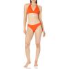 imageAmazon Essentials Womens LightSupport Tie Halter Bikini Swimsuit Top Available in Plus SizeOrange