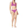 imageAmazon Essentials Womens LightSupport Tie Halter Bikini Swimsuit Top Available in Plus SizeViolet