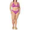 imageAmazon Essentials Womens LightSupport Tie Halter Bikini Swimsuit Top Available in Plus SizeViolet