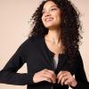 imageAmazon Essentials Womens Lightweight Crewneck Cardigan Sweater Available in Plus SizeBlack