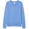 imageAmazon Essentials Womens Lightweight Crewneck Cardigan Sweater Available in Plus SizeBlue