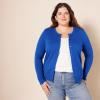 imageAmazon Essentials Womens Lightweight Crewneck Cardigan Sweater Available in Plus SizeBright Blue