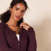 imageAmazon Essentials Womens Lightweight Crewneck Cardigan Sweater Available in Plus SizeBurgundy