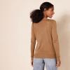 imageAmazon Essentials Womens Lightweight Crewneck Cardigan Sweater Available in Plus SizeCamel Heather