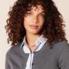 imageAmazon Essentials Womens Lightweight Crewneck Cardigan Sweater Available in Plus SizeCharcoal Heather