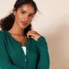 imageAmazon Essentials Womens Lightweight Crewneck Cardigan Sweater Available in Plus SizeDark Green