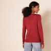 imageAmazon Essentials Womens Lightweight Crewneck Cardigan Sweater Available in Plus SizeDark Red