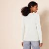 imageAmazon Essentials Womens Lightweight Crewneck Cardigan Sweater Available in Plus SizeIvory