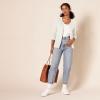 imageAmazon Essentials Womens Lightweight Crewneck Cardigan Sweater Available in Plus SizeIvory
