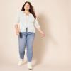 imageAmazon Essentials Womens Lightweight Crewneck Cardigan Sweater Available in Plus SizeIvory