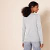 imageAmazon Essentials Womens Lightweight Crewneck Cardigan Sweater Available in Plus SizeLight Grey Heather