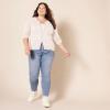 imageAmazon Essentials Womens Lightweight Crewneck Cardigan Sweater Available in Plus SizeLight Pink