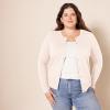 imageAmazon Essentials Womens Lightweight Crewneck Cardigan Sweater Available in Plus SizeLight Pink