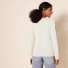 imageAmazon Essentials Womens Lightweight Crewneck Cardigan Sweater Available in Plus SizePale Peach