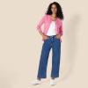 imageAmazon Essentials Womens Lightweight Crewneck Cardigan Sweater Available in Plus SizePink