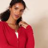 imageAmazon Essentials Womens Lightweight Crewneck Cardigan Sweater Available in Plus SizeRed