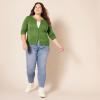 imageAmazon Essentials Womens Lightweight Crewneck Cardigan Sweater Available in Plus SizeSage Green