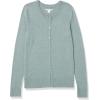 imageAmazon Essentials Womens Lightweight Crewneck Cardigan Sweater Available in Plus SizeSage Green Heather