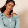 imageAmazon Essentials Womens Lightweight Crewneck Cardigan Sweater Available in Plus SizeSage Green Heather