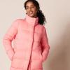 imageAmazon Essentials Womens Lightweight FullZip WaterResistant Long Cocoon Puffer Winter CoatPink