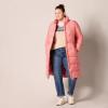 imageAmazon Essentials Womens Lightweight FullZip WaterResistant Long Cocoon Puffer Winter CoatPink