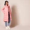 imageAmazon Essentials Womens Lightweight FullZip WaterResistant Long Cocoon Puffer Winter CoatPink
