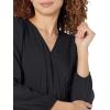 imageAmazon Essentials Womens Lightweight Georgette Long Sleeve VNeck Midi Dress Available in Plus SizeBlack
