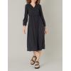imageAmazon Essentials Womens Lightweight Georgette Long Sleeve VNeck Midi Dress Available in Plus SizeBlack
