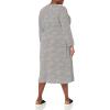 imageAmazon Essentials Womens Lightweight Georgette Long Sleeve VNeck Midi Dress Available in Plus SizeEspresso Leopard