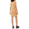 imageAmazon Essentials Womens Lightweight Jersey SlimFit Tank Mini Dress Previously Daily RitualCamel