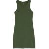 imageAmazon Essentials Womens Lightweight Jersey SlimFit Tank Mini Dress Previously Daily RitualDark Olive