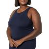 imageAmazon Essentials Womens Lightweight Jersey SlimFit Tank Mini Dress Previously Daily RitualNavy