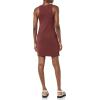 imageAmazon Essentials Womens Lightweight Jersey SlimFit Tank Mini Dress Previously Daily RitualRich Chestnut Brown