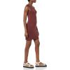 imageAmazon Essentials Womens Lightweight Jersey SlimFit Tank Mini Dress Previously Daily RitualRich Chestnut Brown
