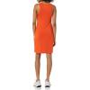 imageAmazon Essentials Womens Lightweight Jersey SlimFit Tank Mini Dress Previously Daily RitualRust Orange