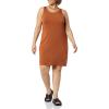 imageAmazon Essentials Womens Lightweight Jersey SlimFit Tank Mini Dress Previously Daily RitualToffee Brown